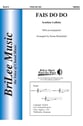 Fais Do Do SSA choral sheet music cover